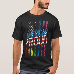 T-shirt American Pride LGBT Patriot gay Lesbian Patriotiqu