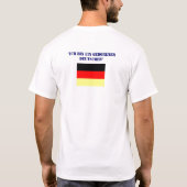 T-shirt American Pride mais German Born (Dos)