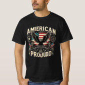T-shirt American Proud Eagle Design (Devant)