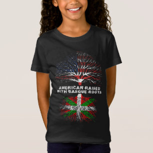 T-Shirt American Raised with Basque Roots