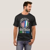 T-shirt American Sierre Leonean Flag (Devant entier)