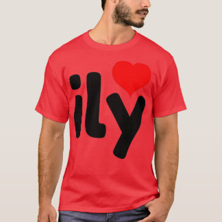 T-shirt American Sign Language ASL design ily i love you 1