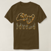 T-shirt American Sign Language Friend (Design devant)