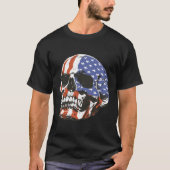 T-shirt american skull (Devant)