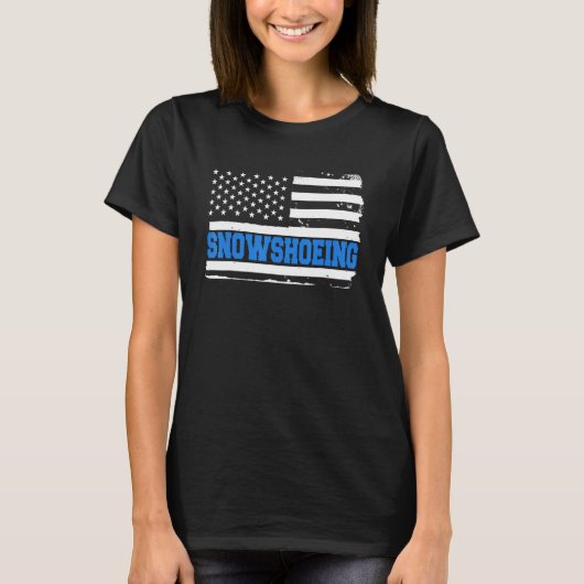 T-shirt American Snowshoe Chaussure Randonnée Usa F (Devant)