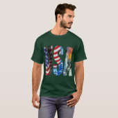 T-shirt American Spirit Bold Typography Tee (Devant entier)