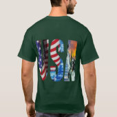 T-shirt American Spirit Bold Typography Tee (Dos)