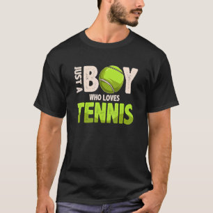 T-shirt American Sport Fan Tennis Boys Batter Tennis