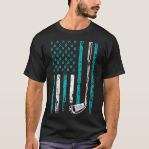 T-shirt American Sports Drapeau Mois de sensibilisation au
