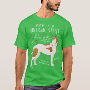 T-shirt American Staffordshire Terrier Amstaff Anatomie 1
