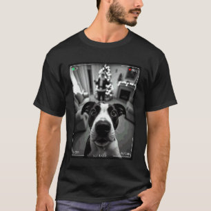T-shirt American Staffordshire Terrier Attrape le Père Noë