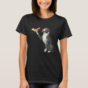 T-shirt American staffordshire terrier chien paw amstaff