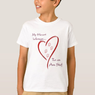 T-shirt American Staffordshire Terrier Heart Belongs