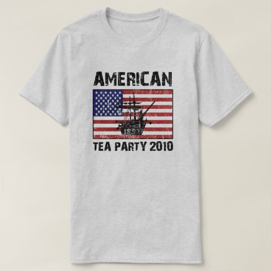 T-shirt American Tea Party 2010 (Design devant)