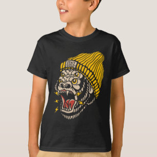 T-shirt American Traditionnel Tattoo Gorilla Alternative O