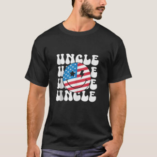 T-shirt American Uncle Retro Super 4 juillet Smile Face
