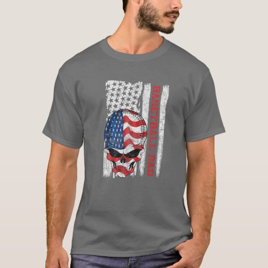 T-shirt American USA Drapeau Dieu bénisse l'Amérique Docte (Devant)