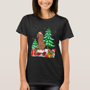 T-shirt American Water Spaniel Dog Portant le Casquette de