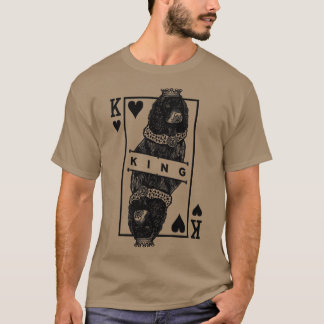 T-shirt American Water Spaniel King Of Hearts Drôle Chien