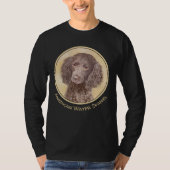 T-shirt American Water Spaniel Peinture - Original Dog Art (Devant)