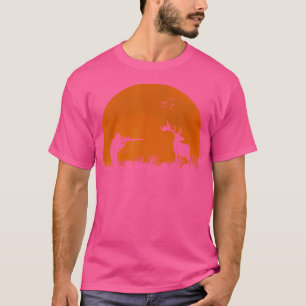 T-shirt American Whitetail Buck Deer Hunter Cadeau