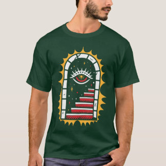 T-shirt Americanraditional Old Schoolattoo Flash Ink Stair