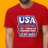 T-shirt America's 250th Birthday - Groovy USA 250