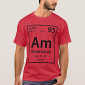 T-shirt Americium Element (noir) (Devant)