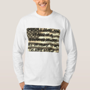 T-Shirt-Amerika in nood T-shirt