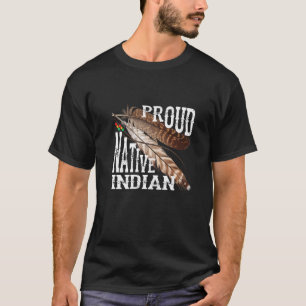 T-shirt Amérindien Fier Indien Amérindien Plumes 1