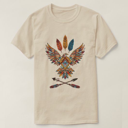 T-shirt Amérindien Thunderbird - Fière Indigène (Design devant)