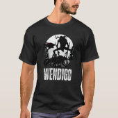 T-shirt Amérindien Wendigo Monster Skinwalker Maux H (Devant)