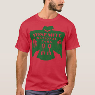 T-shirt Amérindien Yosemite Parc national du Yosemite Vert