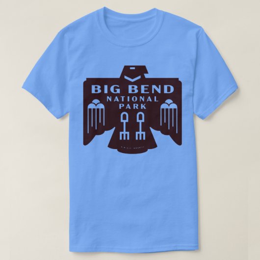 T-shirt Amérindiens Big Bend National Park Brown (Design devant)