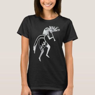 T-shirt Amérindiens Culture Danse Kokopelli 2 Ventilateur