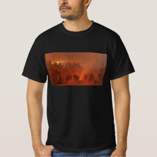 T-shirt Amérindiens vintage, Danse du buffle par Wimar
