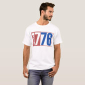 T-SHIRT AMÉRIQUE 1776 (Devant entier)