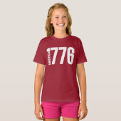 T-SHIRT AMÉRIQUE 1776 (Devant entier)
