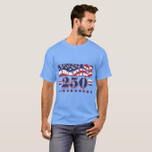 T-shirt Amérique 250e (Devant entier)