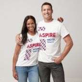 T-shirt AMÉRIQUE AMÉRICAINE ASPIRE Écriture chrétienne SUP (Unisexe)