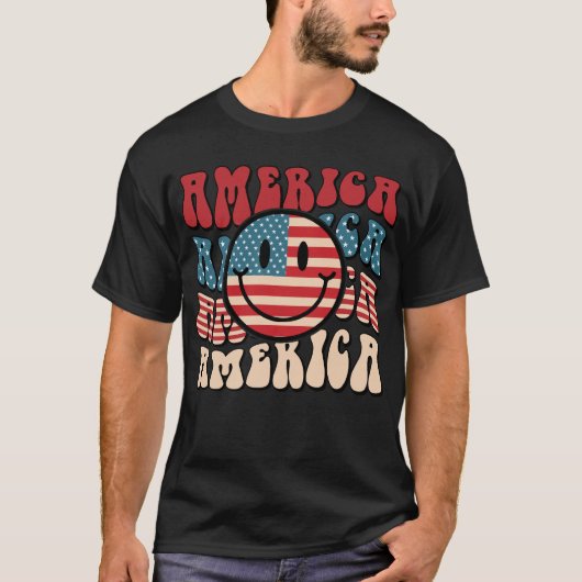 T-shirt Amérique Amérique (Devant)