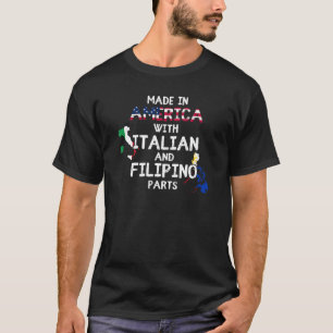 T-shirt Amérique avec des pièces italiennes philippines Ph