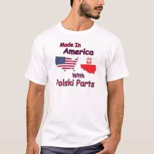 T-shirt Amérique avec pièces Polski