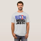 T-SHIRT AMÉRIQUE BIDEN DERNIÈRE GEAR (Devant entier)