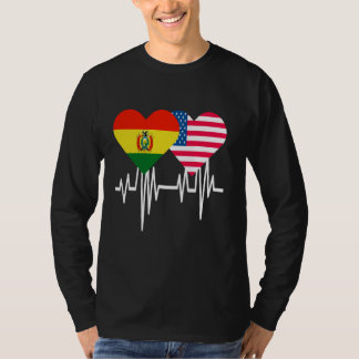 T-shirt Amérique Bolivie Couples Coeur