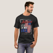 T-shirt Amérique c'est dans mon ADN Unisex (Devant entier)