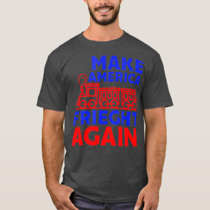 T-shirt Amérique Chemin de fer Amérique Trains de fret