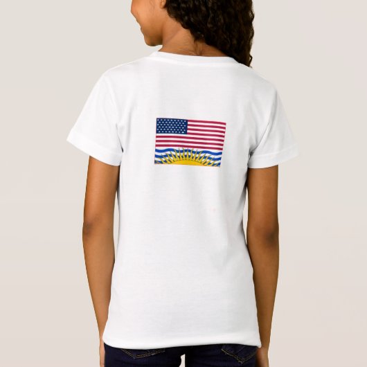 T-Shirt AMÉRIQUE COLUMBIE (Dos)