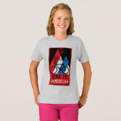 T-shirt Amérique cycliste (Devant entier)