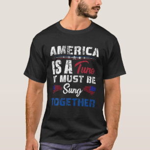 T-shirt Amérique déprimée Patriotique USA Tee Men, Women,